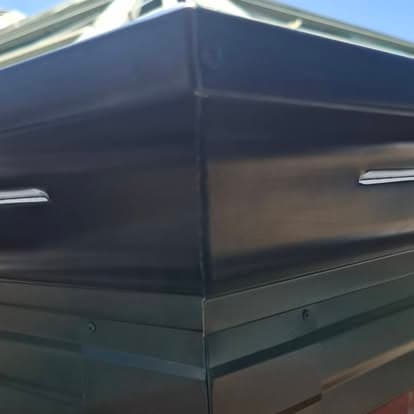 Night Sky Colorbond gutter installation
